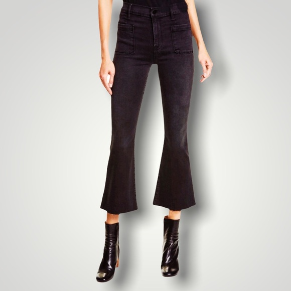 Frame Denim Denim - New Frame Denim Le Bardot Crop Flare Pants Jeans Sz 26